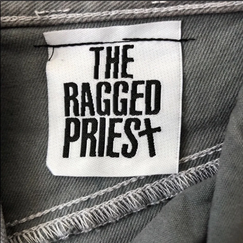 RAGGED PRIEST High Waist Tie Dye Skinny Ankle Jeans Dip Dyed Pink Gray S… - Picture 3 of 9